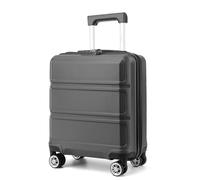Kono Valise Cabine Bagage Cabine 45x36x20cm Easyjet Petite Valise a 4 Roulette Rigide et légère en ABS+PC Valise de Voyage, Gris