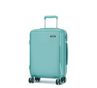 Kono Valise Cabine 55cm Valise Rigide PC+ABS Sac de Voyage avec Serrure à Combinaison TSA (Bleu)