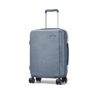 Kono Valise Cabine 55cm Valise Rigide PC+ABS Sac de Voyage avec Serrure à Combinaison TSA (Denim Bleu)