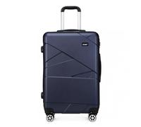 Kono Valise Cabine 55x37x23cm, Bagage de Voyage à Main Rigide en ABS Valise Trolley Ultra Léger avec 4 roulettes,38L, (Marine)