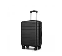 Kono Valise Cabine 55x40x20 cm Rigide ABS Léger 4 Roues TPE Silencieuses Serrure à Combinaison Bagage Cabine Avion Conforme, Noir