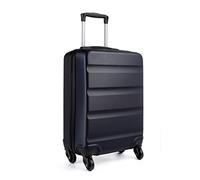 Kono Valise Cabine ABS 20 Pouces Rigide Léger avec 4 roulettes (Marine)