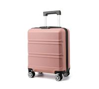 Kono Valise Cabine Bagage Cabine 45x36x20cm Easyjet Petite Valise a 4 Roulette Rigide et légère en ABS Valise de Voyage et Serrure TSA, Nu