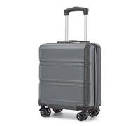 Kono Valise Cabine Bagage Cabine 45x36x20cm Easyjet Petite Valise a 4 Roulette Rigide et légère en ABS Valise de Voyage et Serrure TSA, Gris