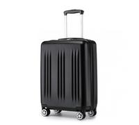 Kono Valise Cabine Rigide Valise de Voyage 55x39x20cm Ultra Léger ABS Valises Soute Trolley à 4 roulettes et Serrure TSA, Noir