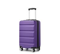 Kono Valise de cabine légère à coque rigide avec serrure TSA et 4 roues pivotantes robustes, violet, 20"(55x35x22cm), Valise