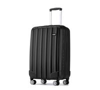 Kono Valise de Voyage 55×35×20cm Rigide ABS Cabine à Main 4 roulettes Petite Valises, Noir