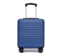 Kono - Valise de voyage légère en coque rigide avec serrure TSA et 4 roues pivotantes robustes pour cabine, bagage à main de taille petite, moyenne ou grande, bleu marine, 45x36x20cm