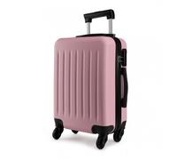 Kono Valise Grand 75x48x30cm Valise de Voyage Dure de Chariot à Coquille d'ABS de Bagage avec la Valise de Mode de 4 Roues, Rose