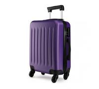 Kono Valise Grand 75x48x30cm Valise de Voyage Dure de Chariot à Coquille d'ABS de Bagage avec la Valise de Mode de 4 Roues, Violet