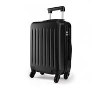 Kono Valise Grand 75x48x30cm Valise de Voyage Dure de Chariot à Coquille d'ABS de Bagage avec la Valise de Mode de 4 Roues, Noir