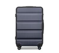 Kono Valise Grand Rigide en ABS+PC avec 4 roulettes Pivotantes et Serrure TSA, Marine, 28"
