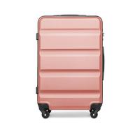 Kono Valise Grand Rigide en ABS+PC avec 4 roulettes Pivotantes et Serrure TSA, Nude, 28"