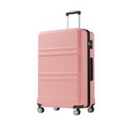 Kono Valise Grande Taille 28 Pouces, Valise Chariot Rigide ABS+PC légère à 4 roulettes, Nu