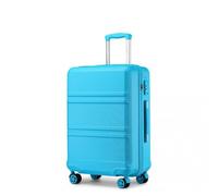Kono Valise Grande Taille 74cm Rigide Valise de Voyage en ABS Valises Soute à 4 roulettes et Serrure TSA, Bleu