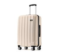 Kono Valise Grande Taille 75cm Rigide e Légère ABS Valise de Voyage à roulettes Valises, Beige