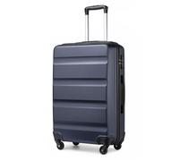 Kono Valise Grande Taille 75x51x28cm ABS avec Bagages à Main à 4 roulettes Pivotantes avec Serrure à Combinaison, 90L, Marine