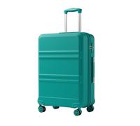 Kono Valise Moyenne 65cm 24 Pouces, Valise Rigide ABS+PC à 4 roulettes avec Serrure TSA, Turquoise