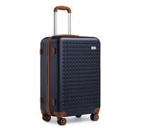 Kono Valise Moyenne 67x44x27cm Valise Soute en ABS Légere Valise Rigide 4 roulettes Valise de Voyage avec Serrure TSA, 65L, Marine