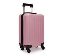 Kono Valise Rigide ABS Grande Taille Bagage de 28 Pouces Léger 4 roulettes (28",Rose)