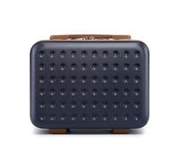 Kono Vanity Case,Trousse de Toilette Rigide ABS Léger 31x18x22cm,Valise Cabine Portable pour Voyage d'affaires Weekend（Marine）