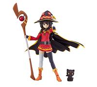 KONOSUBA Figurine Megumin Anime Figurine d'action Anime Figurine d'action avec accessoires et articulations mobiles God's Blessing On This Wonderful World Statue Modèle Ornements Collection 12 cm
