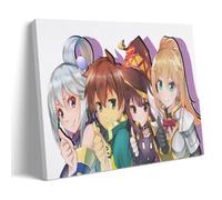 KonoSuba God's Blessing on This Wonderful World Lot de 20 posters décoratifs sur toile, art mural, pour salon, chambre à coucher, art mural, impression murale, décoration moderne, pour chambre