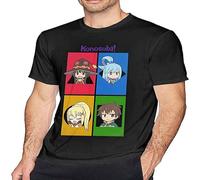 Konosuba Interesting Mens T-Shirt Casual Cotton Unisex White Tees Tops 3XL
