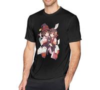 Konosuba New Summer Slim Short Sleeve Retro Fashion 3D Printed T-Shirt Manches Courtes(Small)