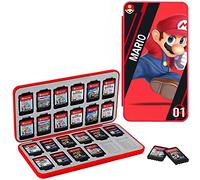 Konphat Étui pour Jeux Switch, Boîte de Rangement pour Cartouches de Jeux Nintendo Switch,Boîtier Housse de Protection Portable avec 24 Support des NS Jeux Cartes Organisateur Conteneur