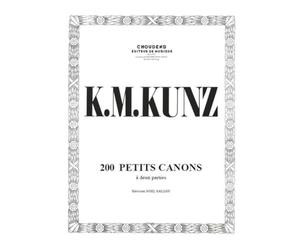 Konrad kunz: 200 petits canons piano