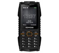 MOBILE RÉSISTANT EAU ET POUSSIÈRE KONROW STONE PLUS 2,4 NOIR