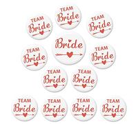 Konsait 12 Pcs EVJF Accessoire Or Rose Enterrement Badges, Future Mariée and Team Mariée Badges Enterrement de Vie de Jeune Fille Accessoires déguisement Mariage