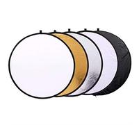 Konseen Réflecteur d'éclairage de photographie 7 en 1 Réflecteur rond pliable avec sac de transport portable pour prise de photos de studio et photos translucide, argent, or, blanc, noir, bleu, vert