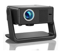 Konsoefuly APPS Officielles/Live TV Projecteur Vidéo Courte Focale Rétroprojecteur 4K WiFi6 Bluetooth Cinéma Extérieur