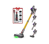 Konsoefuly Aspirateur Sans Fil Ultra-Léger, Maniable d'une Main, 6 en 1 pour un Nettoyage Flexible
