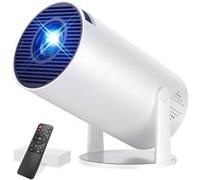 Konsoefuly Mini Projecteur Portable 20000 Lumens 4K WiFi 6 Bluetooth 5.4 Auto Keystone 180°Rotation pour Phone/HDMI/USB