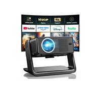 Konsoefuly Projecteur Bluetooth 1080P, Full HD Vidéoprojecteur Portable avec Haut-Parleur Intégré