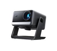 Konsoefuly Projecteur Video Supporte 4K 1080P Auto Keystone 180° Rotation Compatible avec iOS Android HDMI