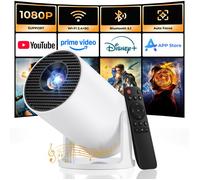 Konsoefuly Vidéoprojecteur 4K 2026 Mini videoprojecteur portable 20000Lux WiFi6 BT5.1 retroprojecteur pour PC/HDMI/USB/iOS/Android