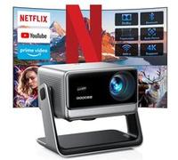 Konsoefuly Vidéoprojecteur 4K WiFi Bluetooth Netflix Dolby Portable Compatible HDMI USB iOS Android TV Stick PS5