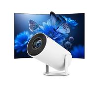 Konsoefuly Vidéoprojecteur Intelligent 4K Full Hd Supportée, Mini Projecteur 5G WiFi 6 BT 5.4