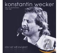 Konstantin Wecker – Alle Lust will Ewigkeit (die Live-Aufnahmen) – CD