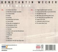 Konstantin Wecker – Ohne Warum – CD – Édition limitée