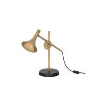Konsthantverk Lampe de table Megafon laiton brut. pied noir