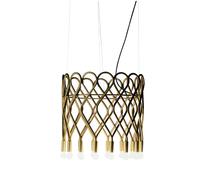 Konsthantverk Pendule Eld laiton brut. 16 bougies