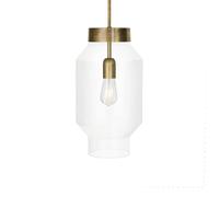 Konsthantverk Pendule Fenomen Verre transparent. laiton brut. grand