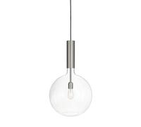 Konsthantverk Rosdala Grande Suspension Verre Transparent & Fer Brut