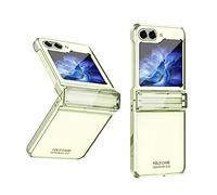 Konstreet Coque de protection pour Samsung Galaxy Z Flip 6 avec charnière, coque de protection galvanisée, robuste, ultra fine, résistante aux chocs, coque intégrale pour Samsung Z Flip 6 (vert)