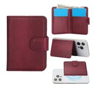 Konstreet Portefeuille magnétique en cuir PU résistant - Compatible avec MagSafe n'importe quel étui de téléphone et appareil avec 3 emplacements pour cartes et 1 support pour billets et blocage RFID,